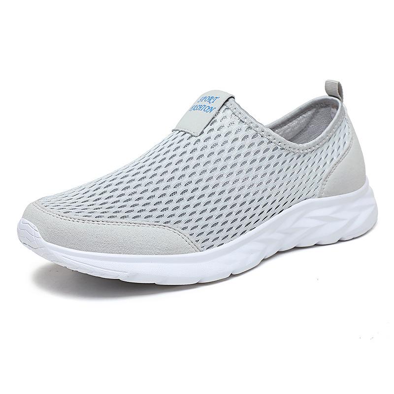 Summer Gen Mesh Casual Slip-On Plus Size Men's Sports Shoes