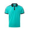 [KULIXI] Men's Short-Sleeve Collared V-Neck Polo Shirt, Plain, Casual Sportswear, Stretch, Slim Fit, Workwear, Commuting, Summer Clothes, Plus Sizes A