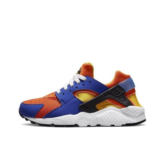 Nike Huarache Run GS Hyper Royal Yellow Ochre 654275-421 EU 35.5