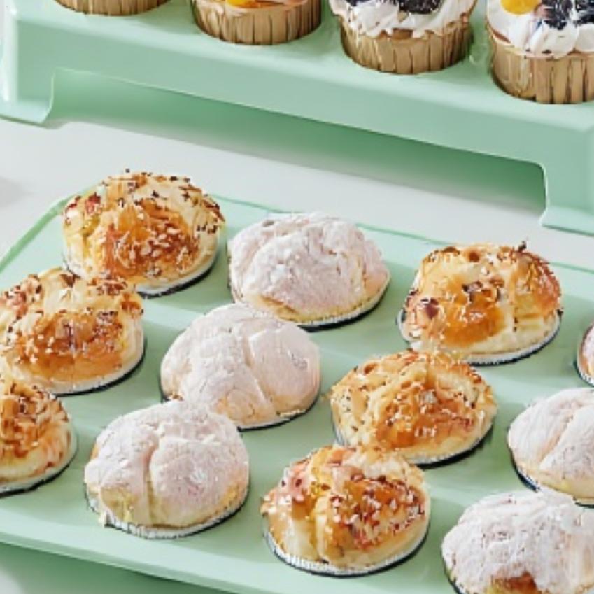 

2-Tier Detachable Cupcake Transport Container 24 Cup Cake Container With Lid Food Storage Organizer Box For Muffin Cookie Cake CN
