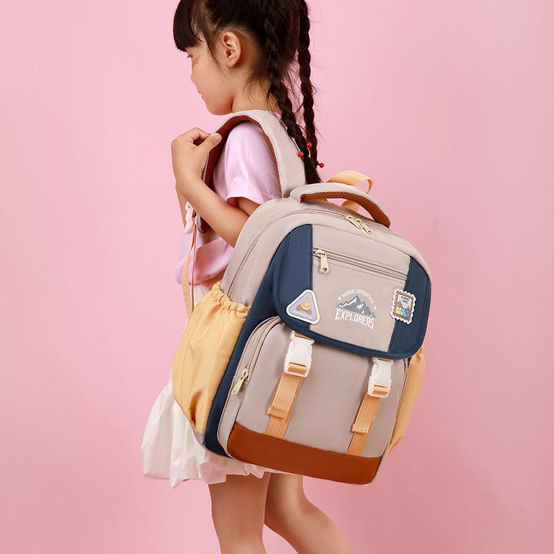 Mountain Explorers Letter Print Backpack Large Capacity Schoolbag Gift Fashion