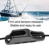 Nylon Kayak Cord Lock Cleat Self-Lock Rope Cord Tensioner Runner Quick Grip Soft Rope Tensioning Slider for Canoeing Kayak Surfing Accessories