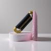 Dualuse Comb Rhinestone Portable Mirror For Women