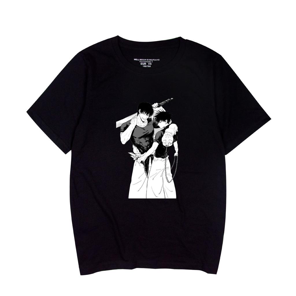T-shirt Homme Mode Personnage de Dessin Animé Jujutsu Kaisen Imprimé Anime T-shirts Femme T-shirt Été Décontracté Manches Courtes Hauts