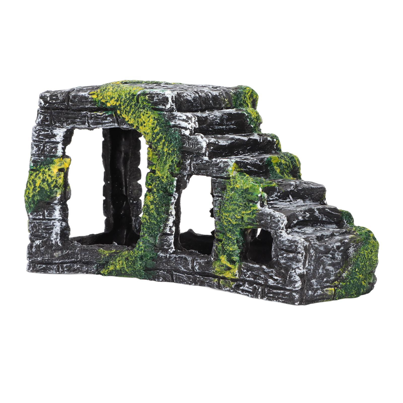 

Tortoise Basking Platform Artificial Resin Platform Stairs for Terrarium Lizards Frogs Snakes Geckos Ornament