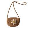 Spring New One-shoulder Crossbody Bag Beach Casual and Beautiful Korean Cotton Thread Braided Beach Bag Vacation