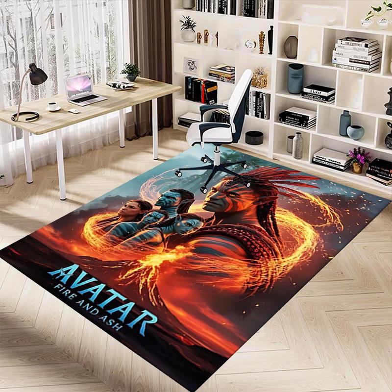 Avatar Fire Ash Carpet For Playroom Bedroom Living Room Sofa Home Decorkids Game Area Rug Nonslip Floor Mat