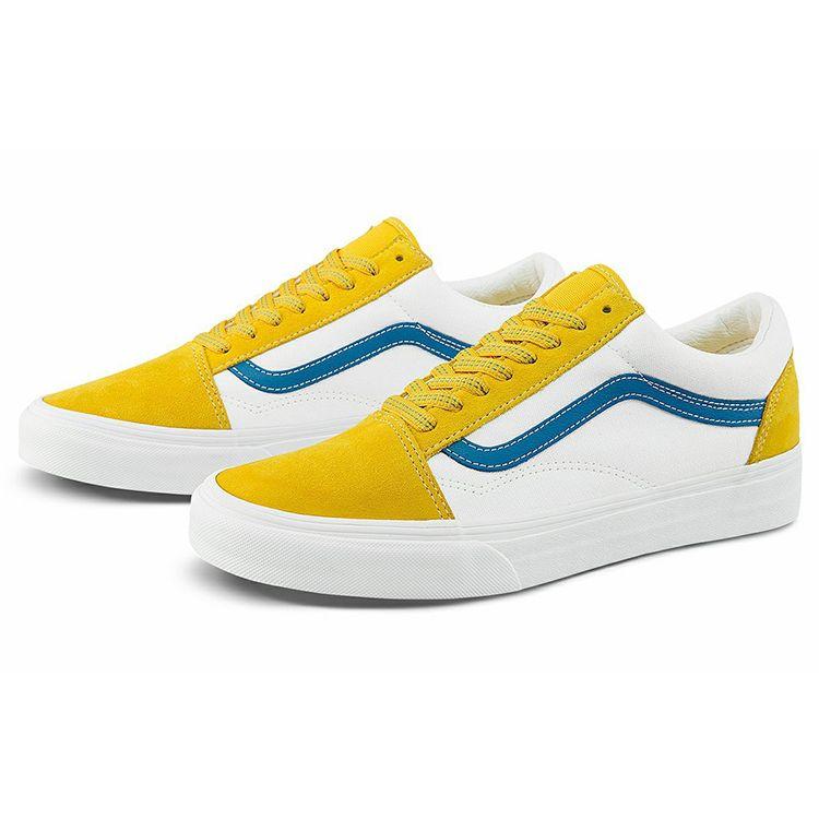 Vans Old Skool White Yellow Blue Unisex VN0A38G19XF