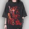 The Evil Dead Bootleg Retro Anni '90 Sam Raimi Film Horror Maglietta di Halloween T-Shirt Unisex