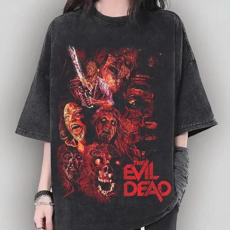 The Evil Dead Bootleg Retro 90s Sam Raimi Horror Movie Halloween Shirt Unisex T-Shirt XXXXL