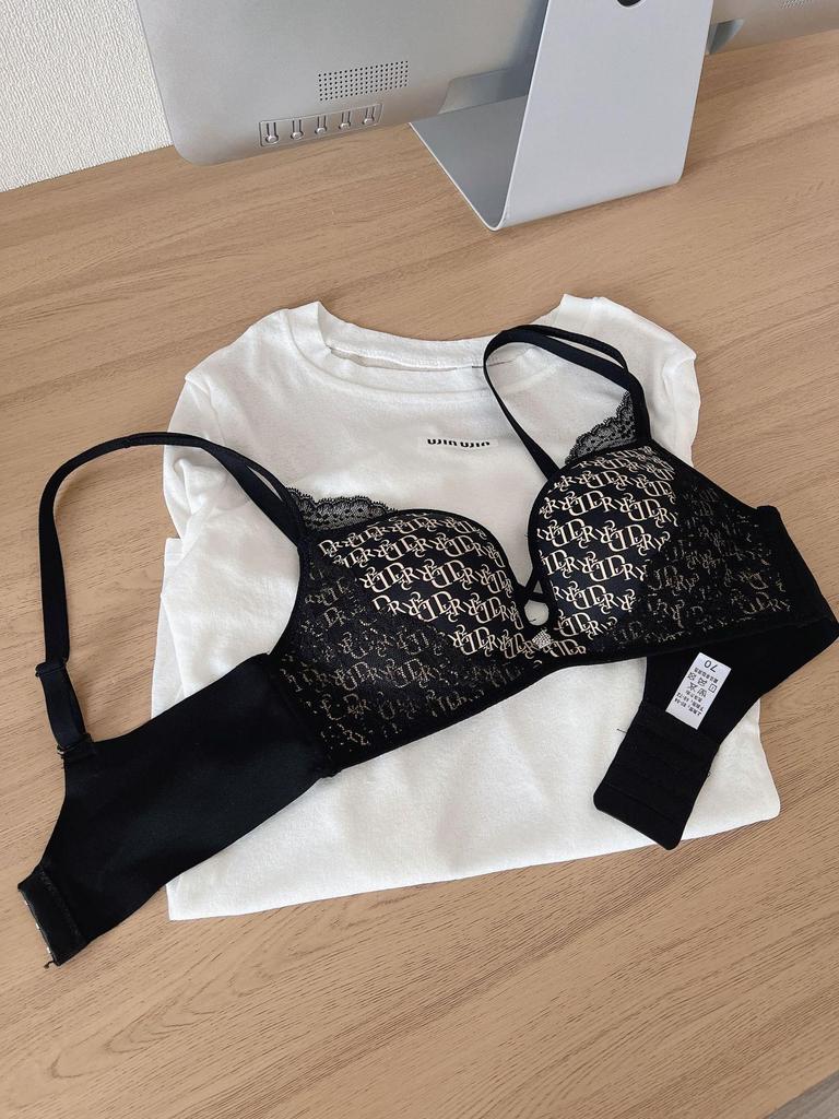 Wire-Free Lace Lift Bra: Enhances Bust, Anti-Sagging, Side Support, Sexy Design