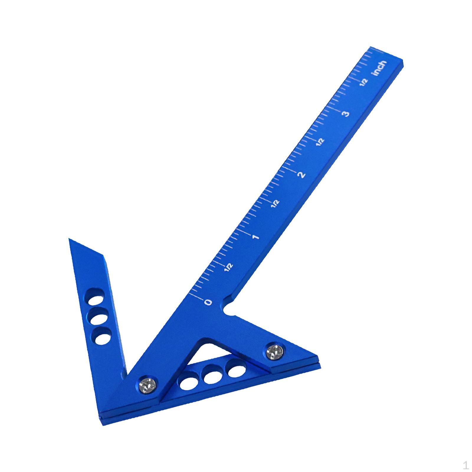 Center Measuring Tool Scribe Portable Aluminum Alloy Circle Finder for