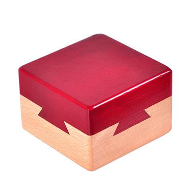 Mini Wooden Brain Teaser Puzzle Secret Gift Box Intelligence Game Adult Kids Toy