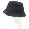 Excellent CELINE hat Logo-print quilted bucket black Nylon mens M 2AUB0930C Used