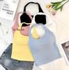 Women's Halter Neck Cotton Camisole - Sexy Summer Innerwear with Beautiful Back Design