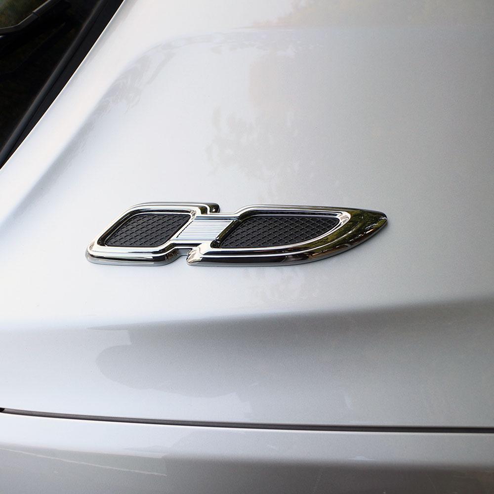 2pcs Car Side Fender Vent Cover Fender Decoration Chrome Side Wing Air Vent Hood Intake Fender Cover Trim Car Styling Exterior