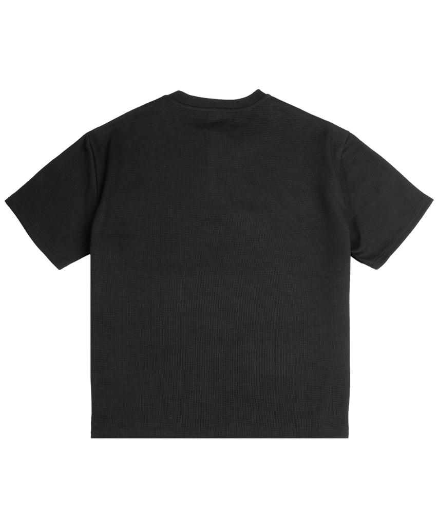 Peulonteuakaibeulaeb [2Pack] Waffle Cotton Henley Neck Short Sleeve T-Shirt [2Color]
