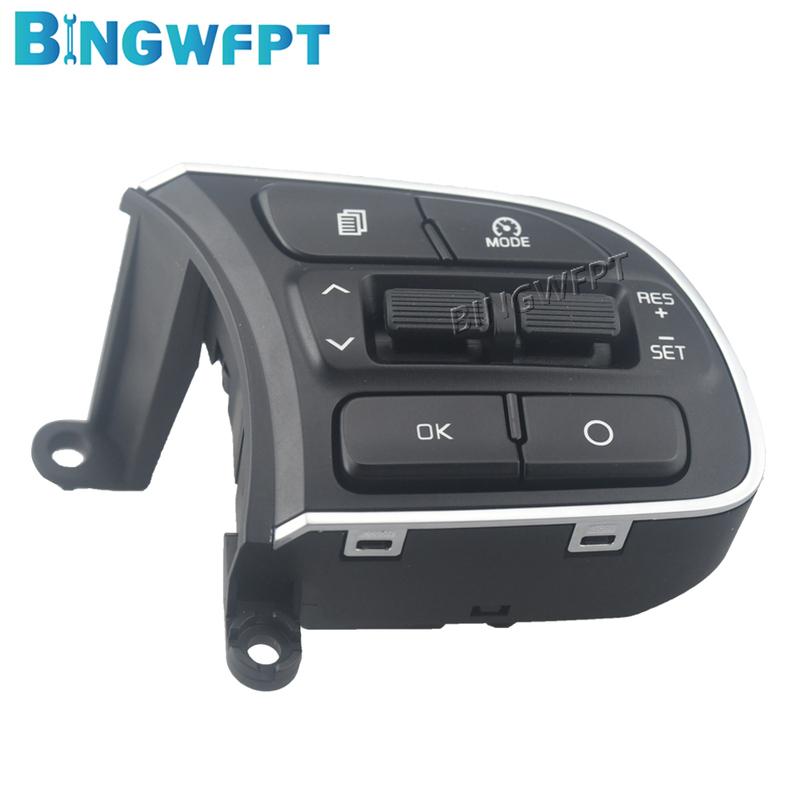 High Quality Steering Wheel Button For Kia Sportage QL 2016 2017 2018 2019 Bluetooth Phone Cruise Control Volume