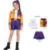Girls Cartoon Cosplay Sets Children Fashion Stage Performance Clothing Outfits Kids Movie Role-playing Costume Suits 3-12 Years