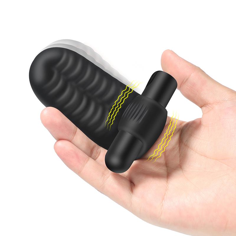 Finger Sleeve Vibrator G Spot Orgasm Massage Clit Stimulate Female Masturbator Vibrator Lesbian Sex Toys For Women Adult Product