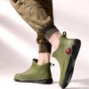 Fashion New Short Tube Low Top Anti Slip Waterproof Men's Rain Boots Popular Flat Bottomed Sleeve Men's Rain Boots