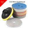 4" White Diamond Resin Polishing Pad for Marble and Stone Renovation