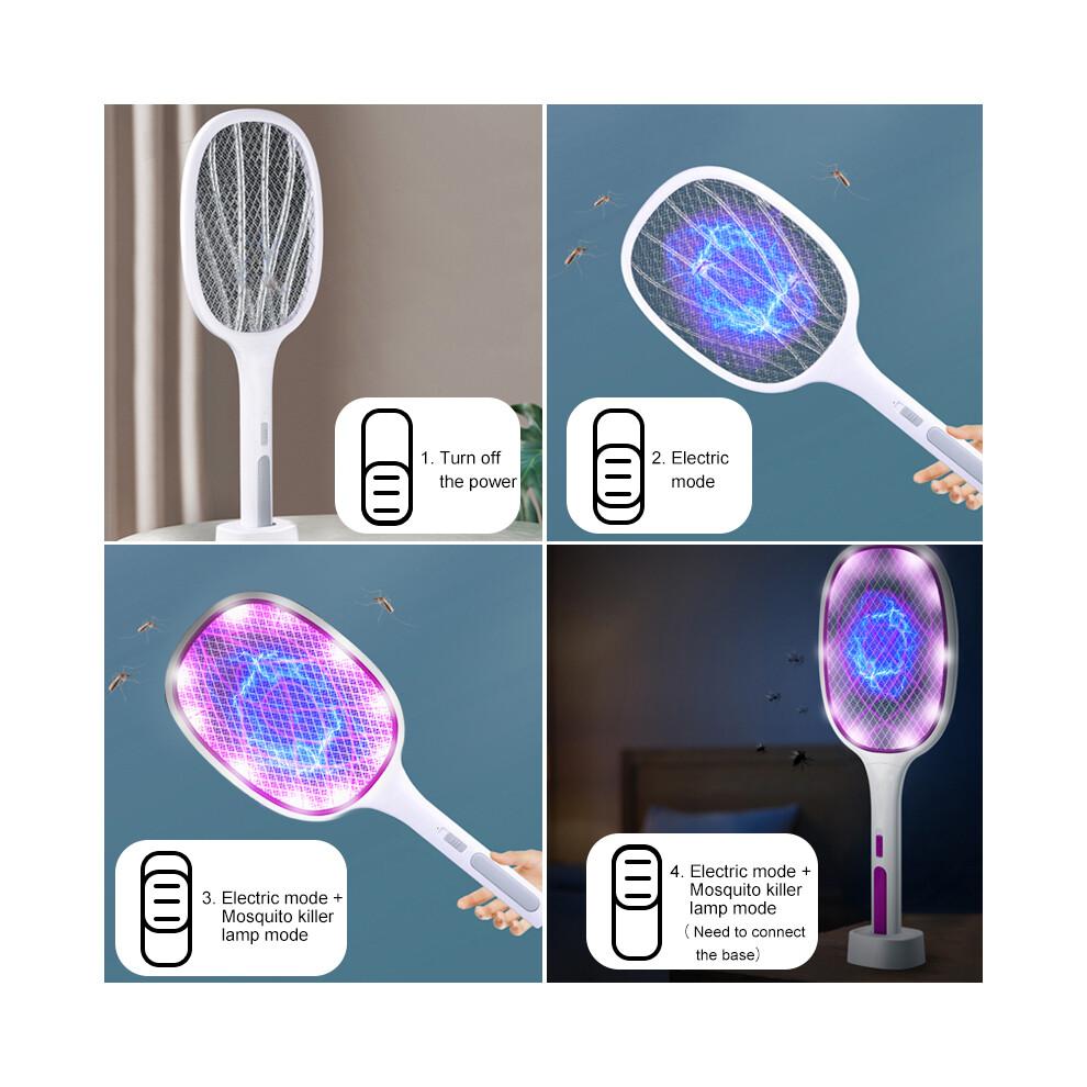 6 LED Handheld Electric Killing Fly Bug Trap LED Lamp UV Light USB Rechargeable