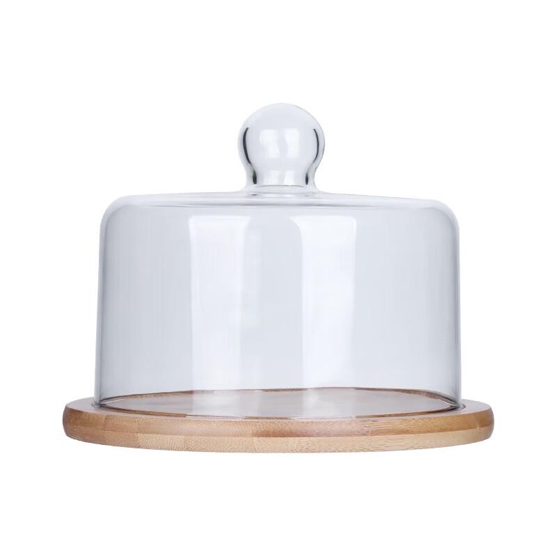 Glass Cake Stand with Dome Lid