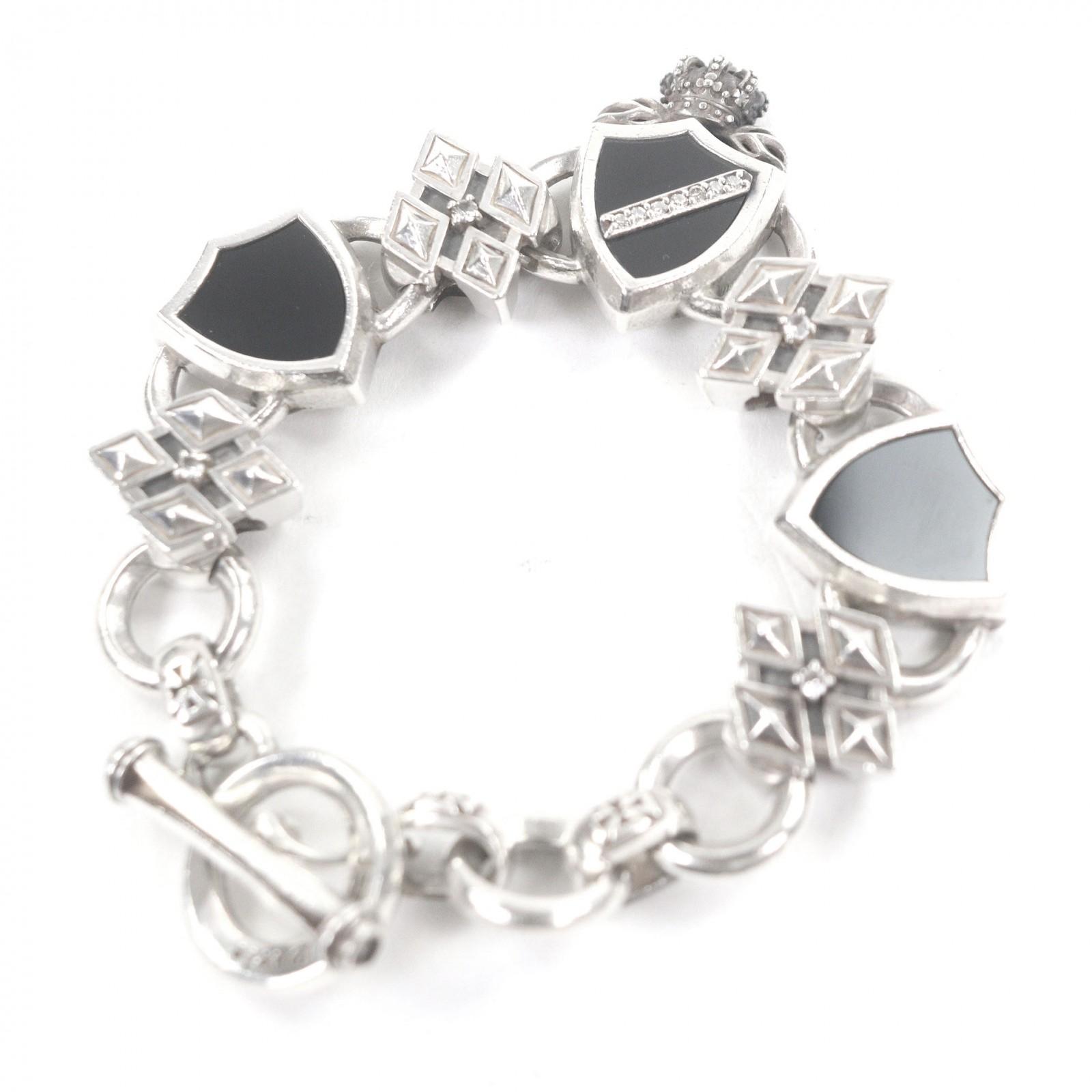 

Very Good Justin Davis bracelet HERITAGE Heritage Silver SV925 Women Used