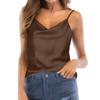 Women's Solid Color Camisole Top Spaghetti Strap Sleeveless Slim Vest