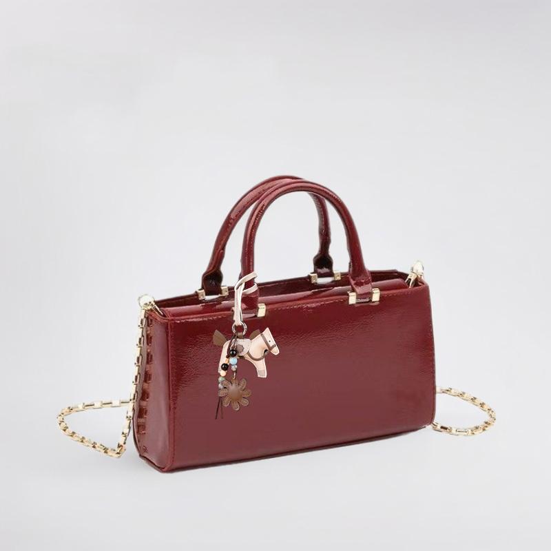 Fashion PU Solid Color Women's Shoulder Bag 2025 Valentine's Day New Square Bag Hot Selling Casual Classic Crossbody Bag