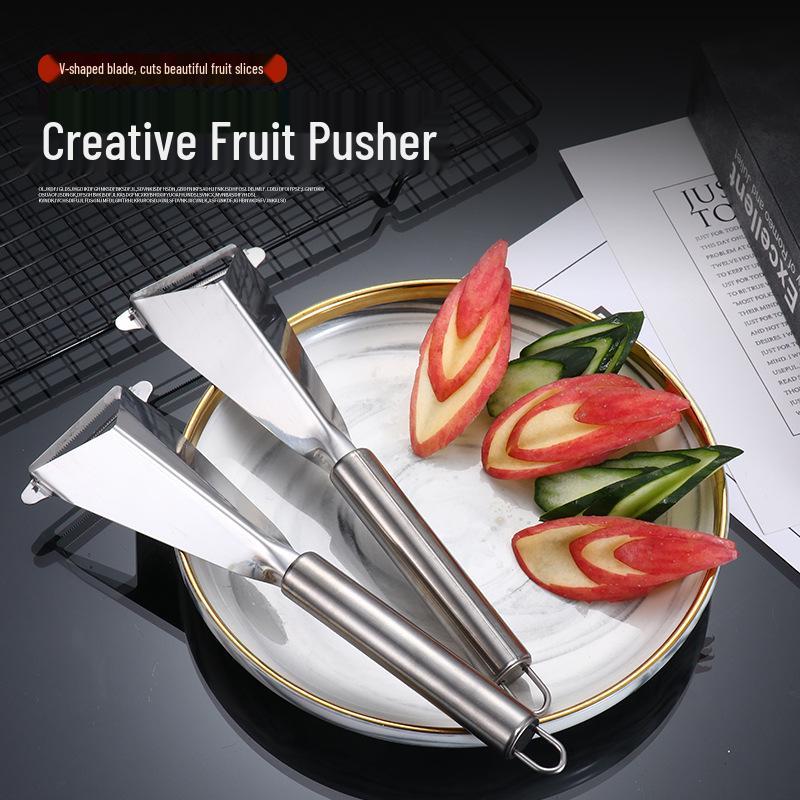 Stainless Steel Multi-Function Peeler, Grater & Fruit Carving Knife