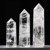 Natural Stone And Crystals Point Wand Witchcraft White Amethyst Home Decor Natural Crystal Mineral Desktop Handicraft Decoration
