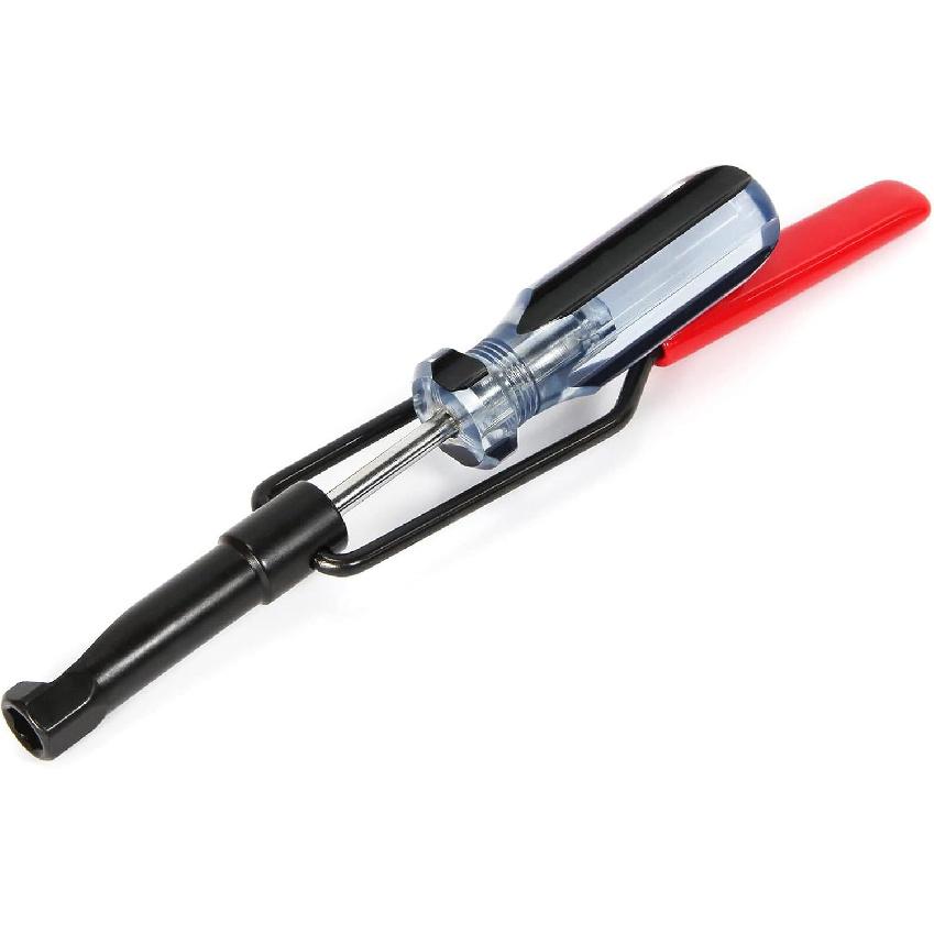 

12mm Jam Nut Valve Adjustment Tool Stainless Steel Lock Nut Valve Wrench with Long Handle, Versatile Fit for Japanese Car Engines Precision Valve