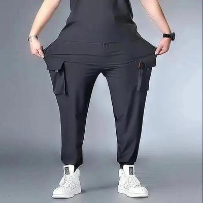 Pantaloni sportivi larghi da uomo di grandi dimensioni, pantaloni alla moda, versatili, con coulisse, pantaloni alla moda