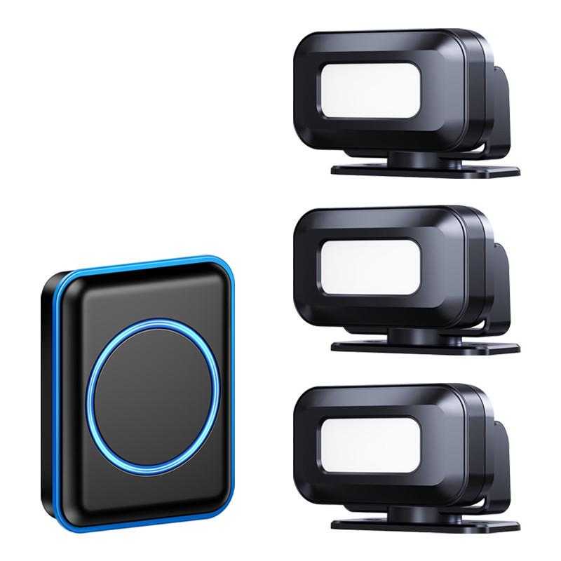 Sensor-Activated Voice Greeting Door Chime with Magnetic Indicator