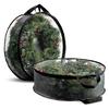 Festive Wreath Storage Container Case Clear Storage Bag for 24-inch Wreaths