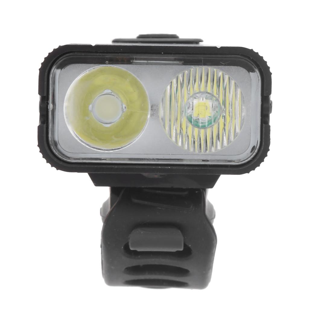 Bike Front Light USB Rechargeable LED Battery Indicator Waterproof Bicycle Headlight