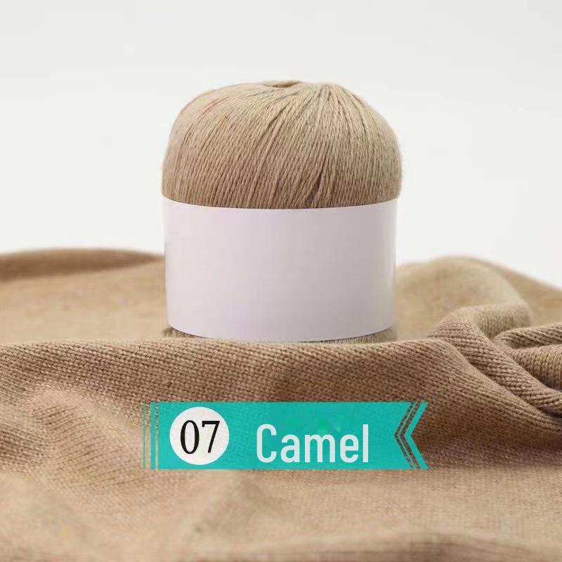 Hand-woven Cashmere Yarn - 3 Ply Soft Wool for Sweaters - Spot Processed Ball of Yarn