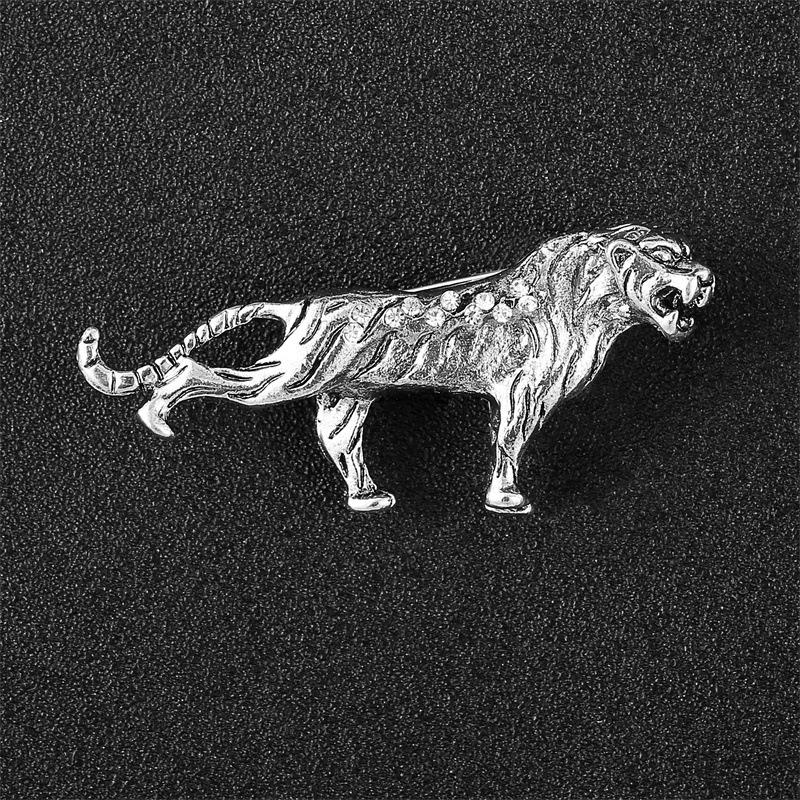 Luxuriöse Trend-Brosche: Wolf-, Löwen- und Adlerdesigns in europäischen und amerikanischen Stilen