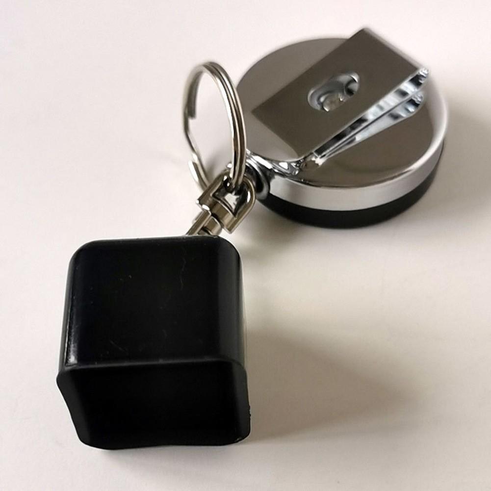 25*25*23mm Cue Chalk Holder 32g Black Retractable Rope