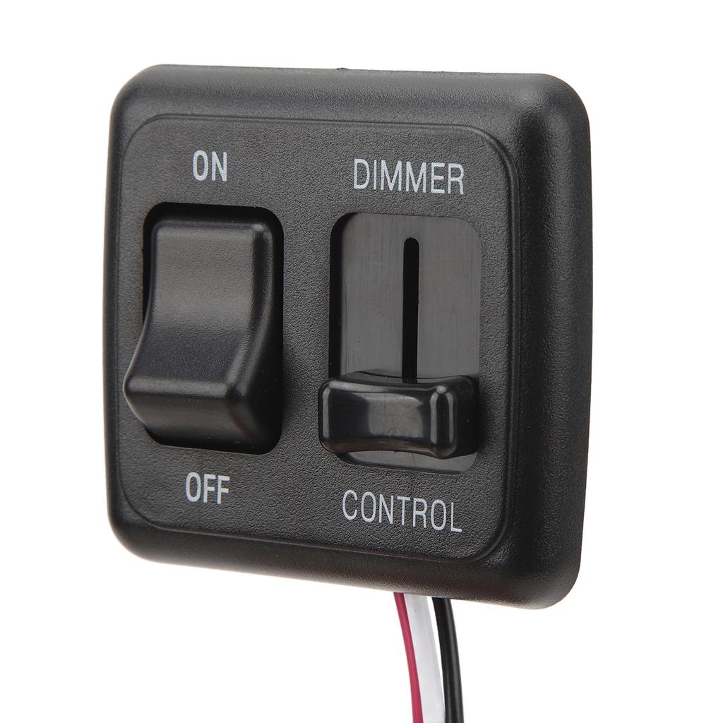 12V Toggle Switch with High Side Dimmer Control for LED Halogen Incandescent RV Car Truck Strip Dimmer Control Switch for LED