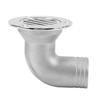 Boat Deck Drain 90 Degree Elbow 316 Stainless Steel Split Floor Deck Drain for Fishing Boat Yacht