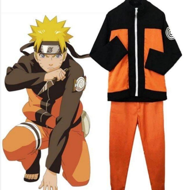 Uzumaki Akatsuki Cosplay Boys Girls Uzumaki Jacket Pants Headband Wig Props Child Uniform Kunai Halloween Costume