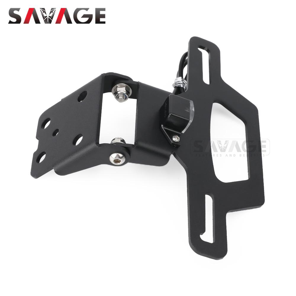 ZX-4R ZX-25R Rear License Plate Holder For KAWASAKI NINJA ZX4R ZX4RR ZX25RR Motorcycle Tail Tidy Fender Eliminator LED Light