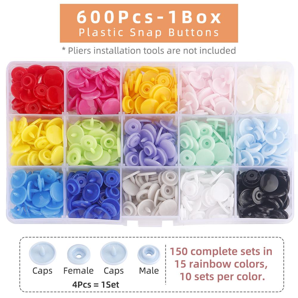 1set DIY Sewing Fastener Installation Pliers &Press Studs Snap Fasteners, Ideal for DIY  Making Clothing Jacket Bag Snap Buttons
