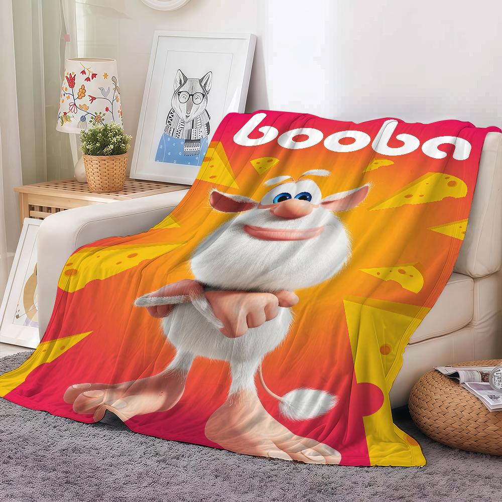 Cartoon Anime B-Booba Decke Warm Und Weich Geeignet Für Schlafzimmer Wohnzimmer Sofabett Büro Reise Camping