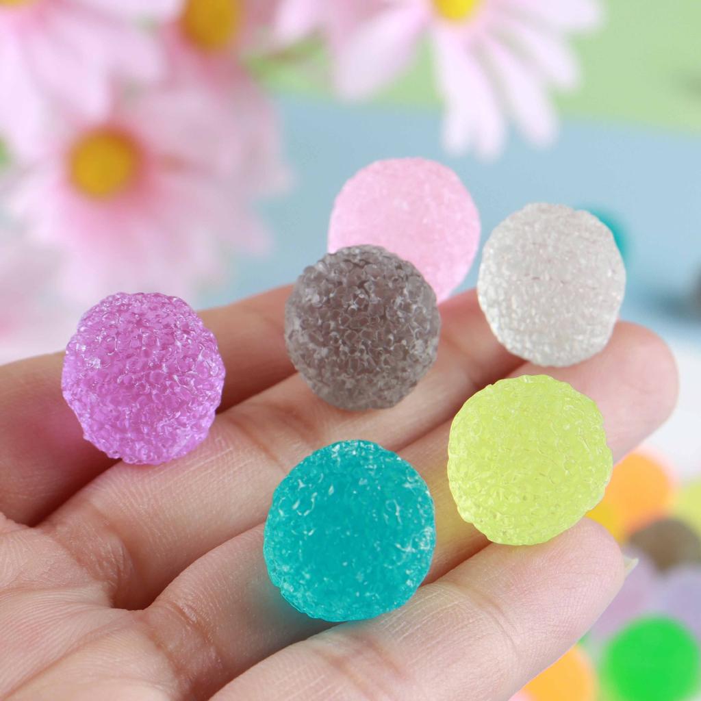 10pcs Resin Diy Soft Candy Fake Food Material Miniature Fashion for Jewelry Making DIY Handmade Bracelets Accessories