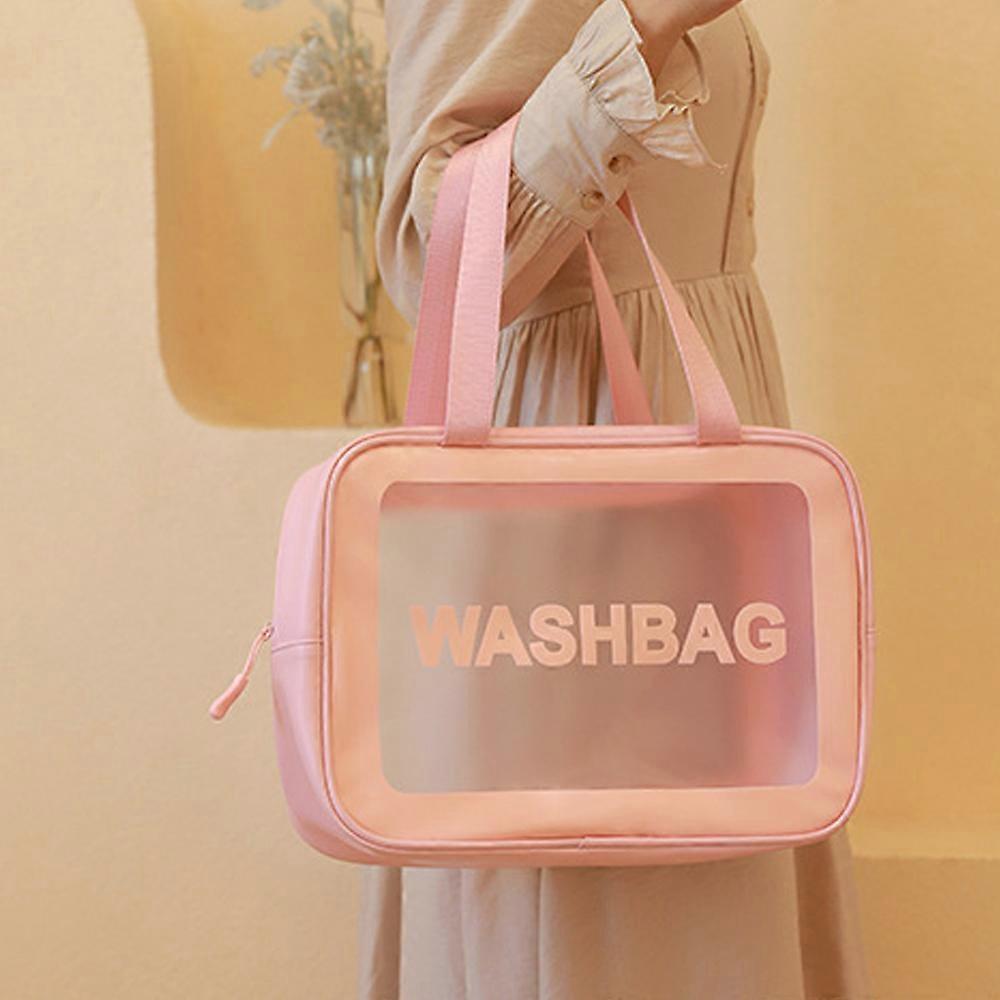 Reise-Kulturbeutel wasserdicht Waschbeutel tragbar PVC Trocken- und Nass-Trennung Aufbewahrungstasche wasserdichte Kosmetiktasche