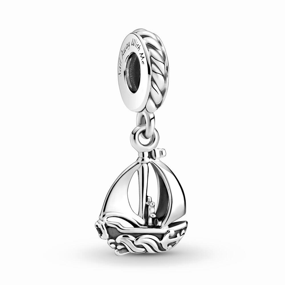New Ocean Series Charms Mermaid Dolphin Sailing Boat Bead Fit Original Coppereuropeans Bracelet Women Jewelry Gift